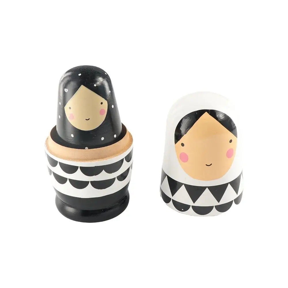 Holz-Matrjoschka – Russische Nestpuppen Set | Dekoration & Spielzeug Geschenk für Kinder Kaufschwan®