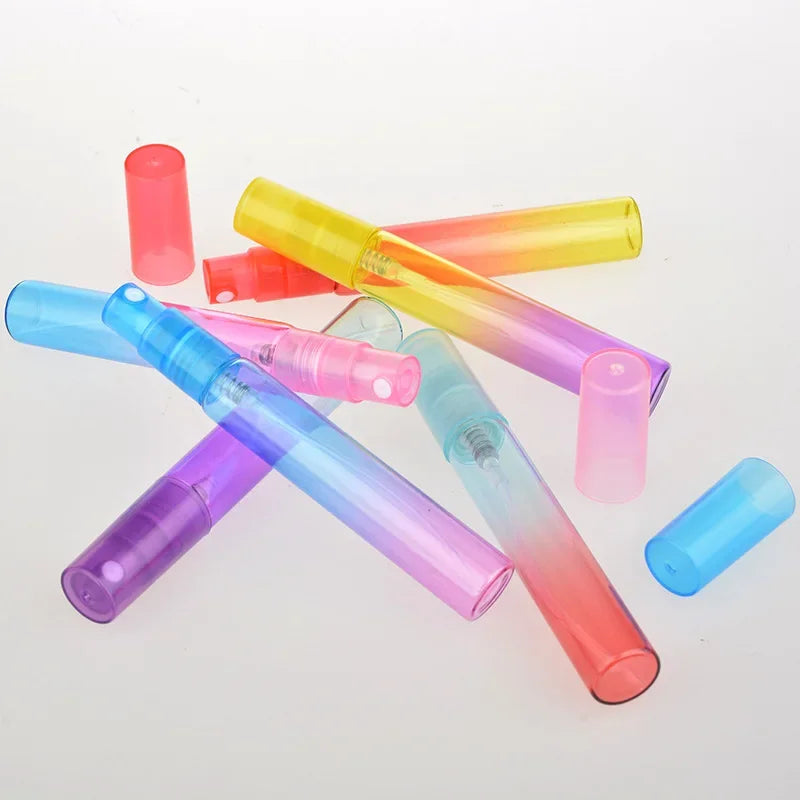 6 Stück 8ml Bunte Glas Parfümflaschen – Nachfüllbare Sprayflaschen | Leere Parfümsprüher-Reisebehälter Kaufschwan®