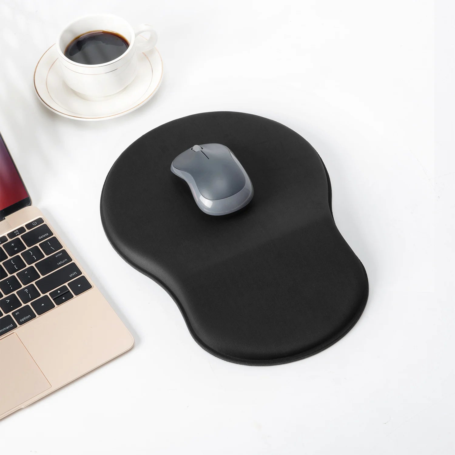 Ergonomisches Mauspad mit Handgelenkstütze – Weiches Memory Foam Gaming Mauspad für Büro und Zuhause Kaufschwan®
