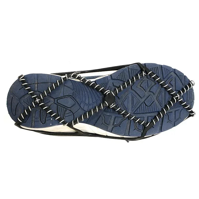 1 Paar Anti-Rutsch Eis Griffe Schuhüberzüge – Traktionsspikes für Eis & Schnee | Outdoor Gehen, Camping & Sport Crampons Kaufschwan®