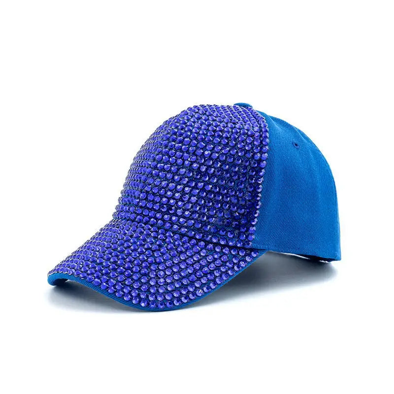 Damen Diamant Baseballkappe | Sommer & Herbst Baseballcap für Damen | Fashion Hip-Hop Reise Baseballcap Kaufschwan® Blau