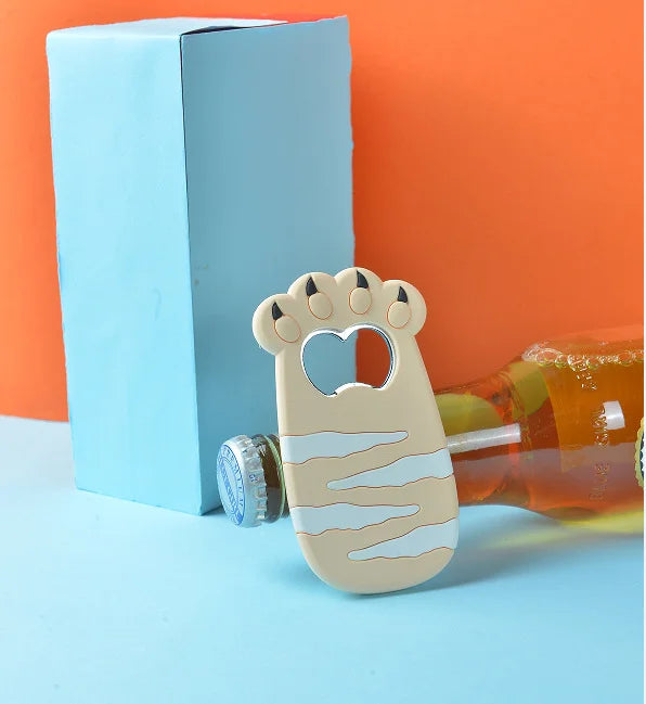 Katzenpfote Flaschenöffner – Cartoon Magnet Kühlschrank Bieröffner Kaufschwan® Design 3