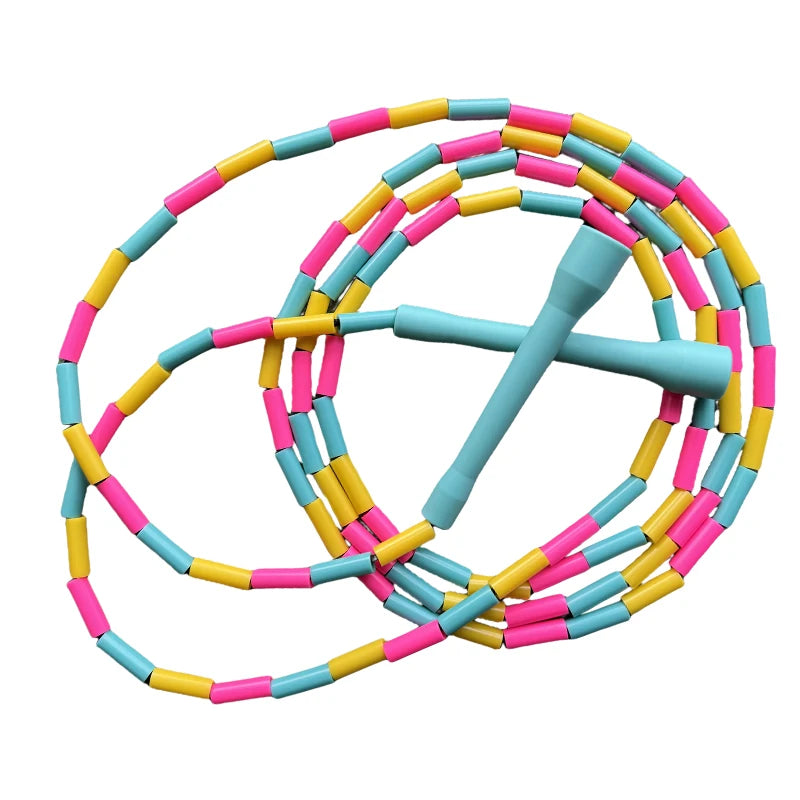 290CM Nylon Springseil – Verschleißfestes Verstellbares Profi Seilspringen | Tragbares Cardio Fitnessgerät für Kinder & Erwachsene Kaufschwan® Design 3