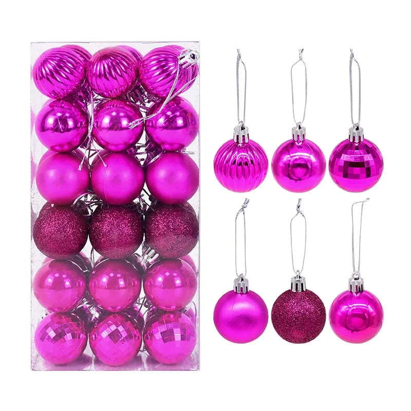 36 Stück Weihnachtskugeln Set – Rot & Gold | Christbaumkugeln Deko für Zuhause, Weihnachten & Neujahr 2026
