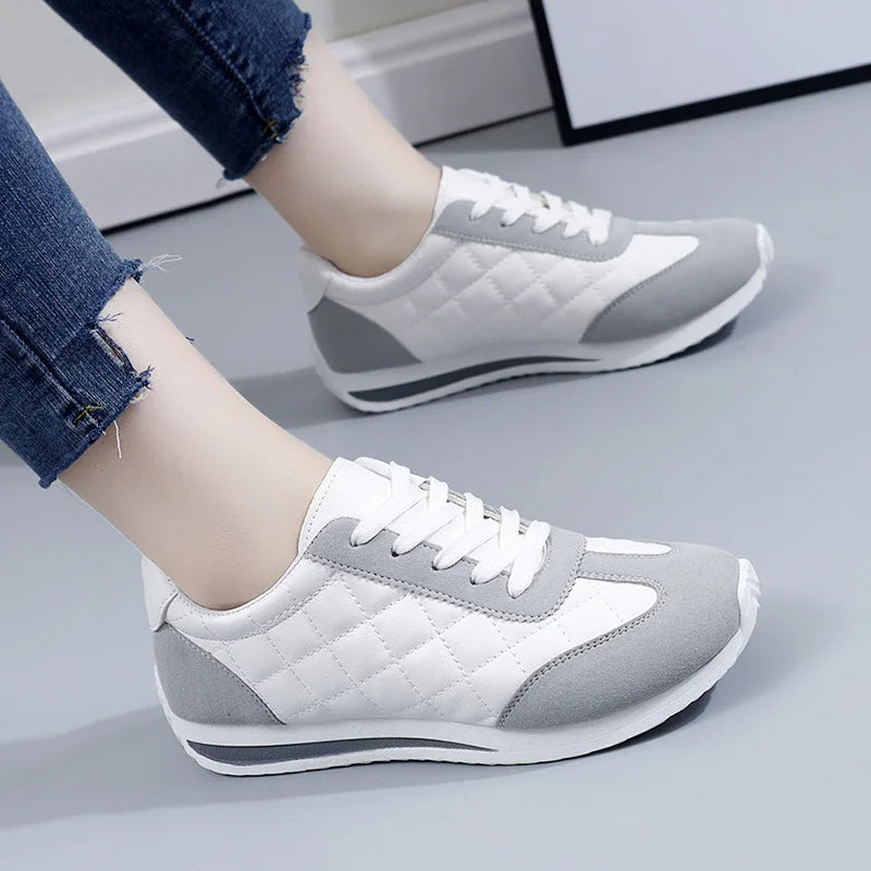 Damen Sneaker – Modische Schuhe | Leichte Lauf- & Walkingschuhe für Damen | Größe 35-41 Kaufschwan® Weiß 35