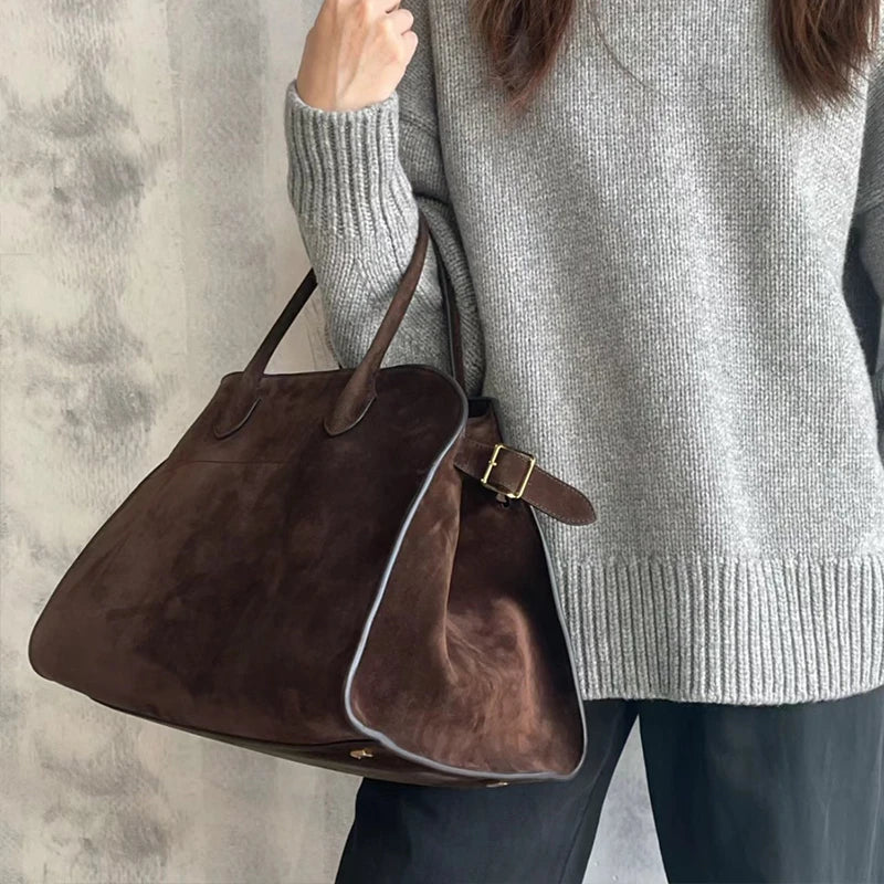 High-End Nischen Design Handtasche – Große Retro Pendler- & Outdoor Reisetasche | Neue Damenhandtasche für Herbst & Winter Kaufschwan®