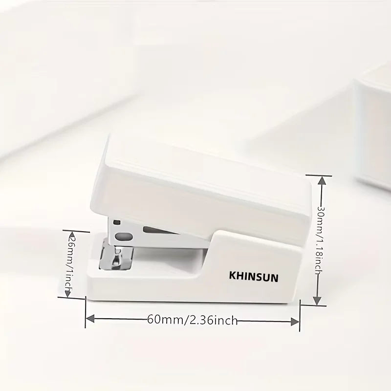 Mini Hefter Set mit 24/6 Klammern – Buntes Büro- & Schulbedarf Hefter-Set Kaufschwan®