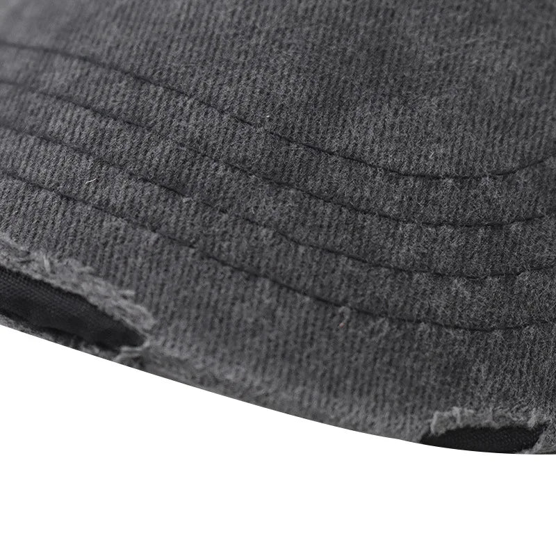 Washed Cotton Mesh Baseballkappe | Vintage Ripped Leichte Baseballcap für Herren & Damen | Atmungsaktive Frühlings- & Sommermode Kaufschwan®