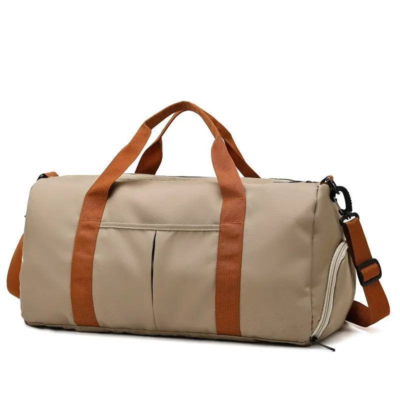 Reisetasche – Modische Große Sporttasche für Herren | Freizeit Reise Gepäck Tasche mit Reißverschluss Kaufschwan® Khaki