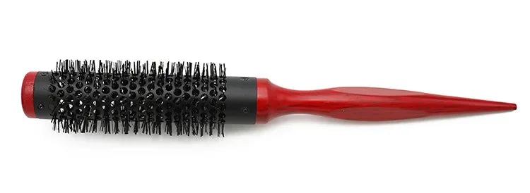 Professionelle Antistatische Rundbürste – Wildschweinborsten Föhn- & Lockenbürste | Styling-Tool für Lockiges Haar & Salon Kaufschwan®