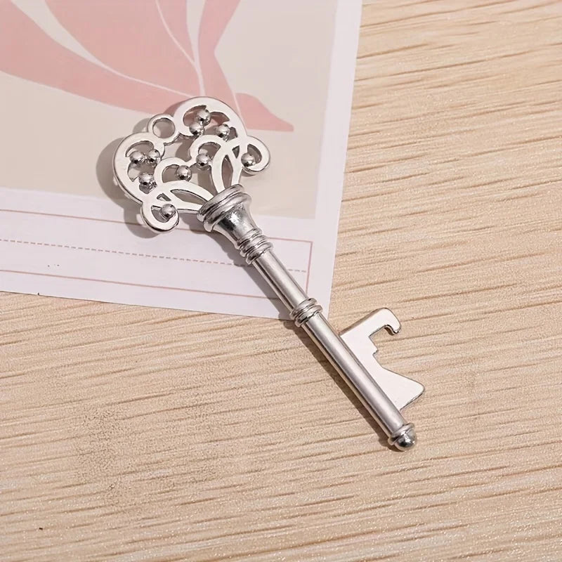 Vintage Kronenschlüssel Flaschenöffner – Klassisches Metall Bar Werkzeug Geschenk Kaufschwan® Silber