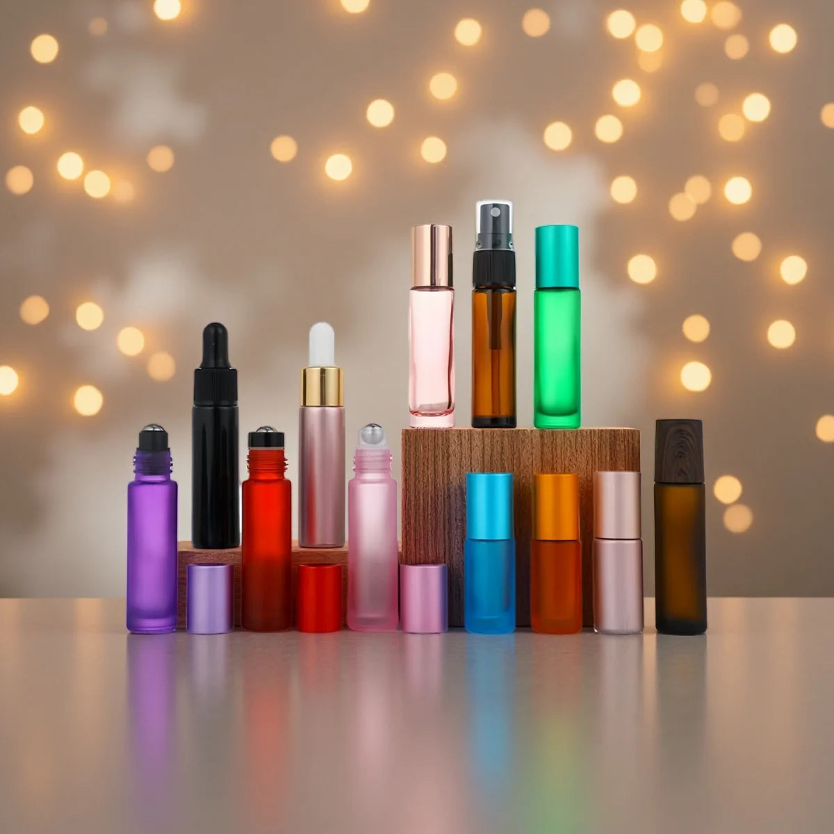 10ml Glas Parfüm Nachfüllflaschen – Reise Roll-On Flaschen für Ätherische Öle | Nachfüllbare Parfümroller Kaufschwan®