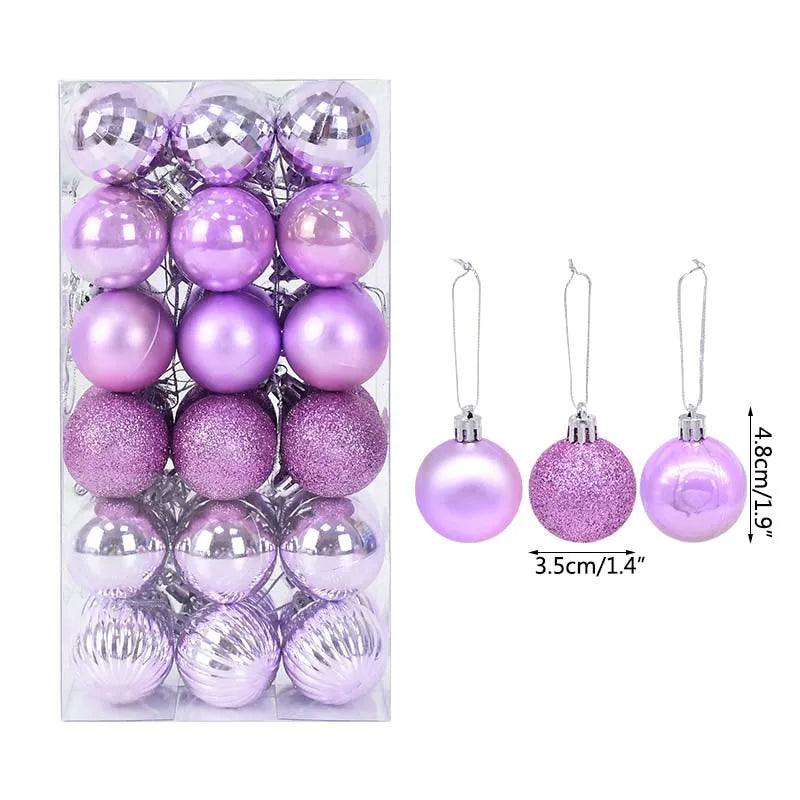 36 Stück Weihnachtskugeln Set – Rot & Gold | Christbaumkugeln Deko für Zuhause, Weihnachten & Neujahr 2026 Kaufschwan®