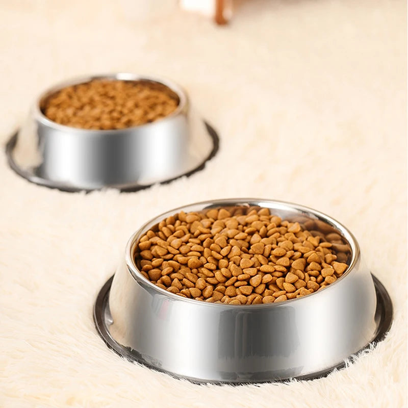 Robuster Edelstahl Futternapf – Hygienische Futter- & Wasserschüssel für Haustiere Kaufschwan®