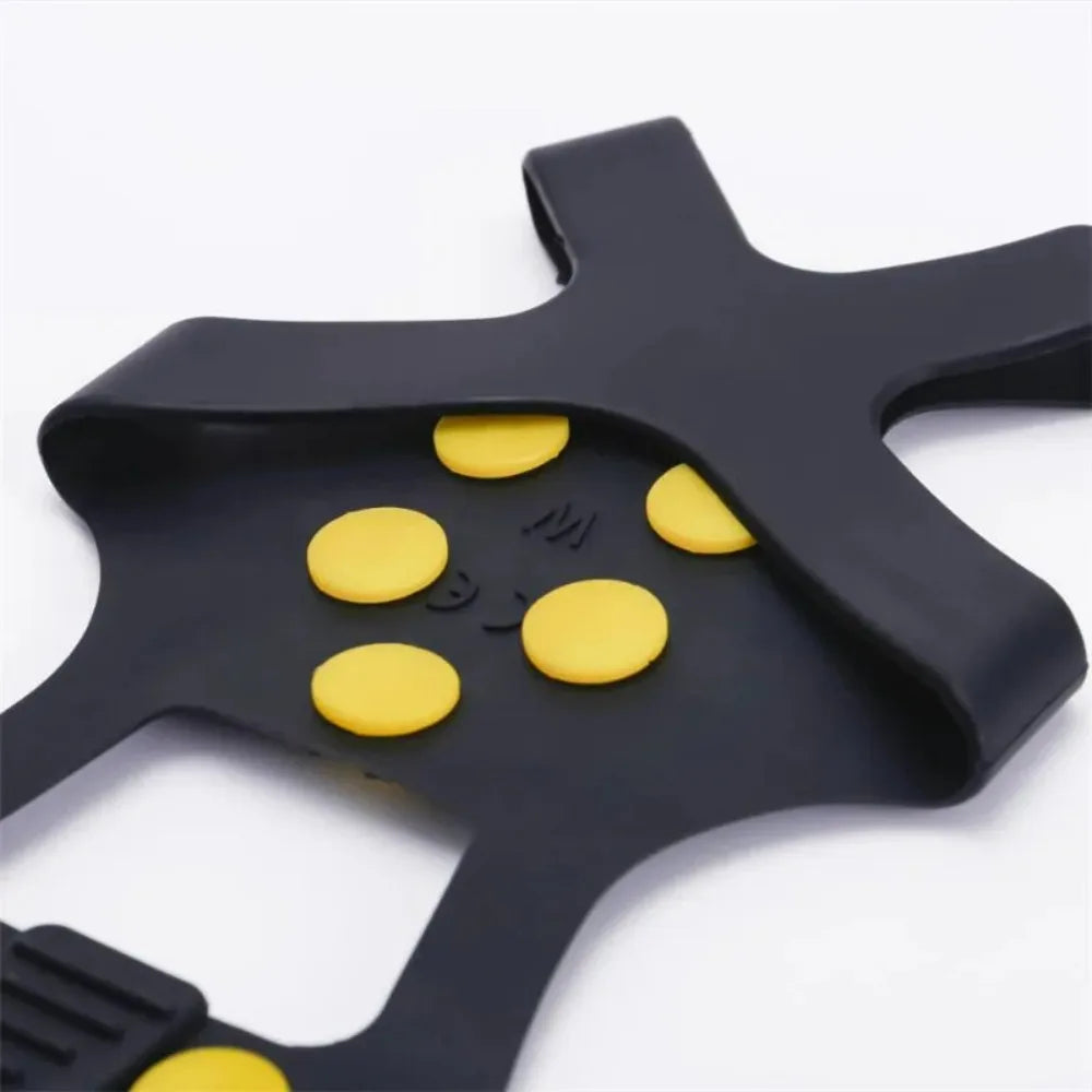 10 Zacken Schnee & Eis Anti-Rutsch Schuhspikes – Thermoplastische Elastomer Steigeisen Überzüge für Winter Wandern & Klettern Kaufschwan®