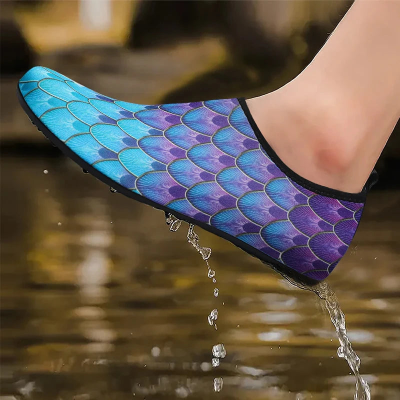 Damen Wasserschuhe Schnell Trocknend – Bequeme Strand & Yoga Schuhe, Atmungsaktive Badeschuhe Kaufschwan®