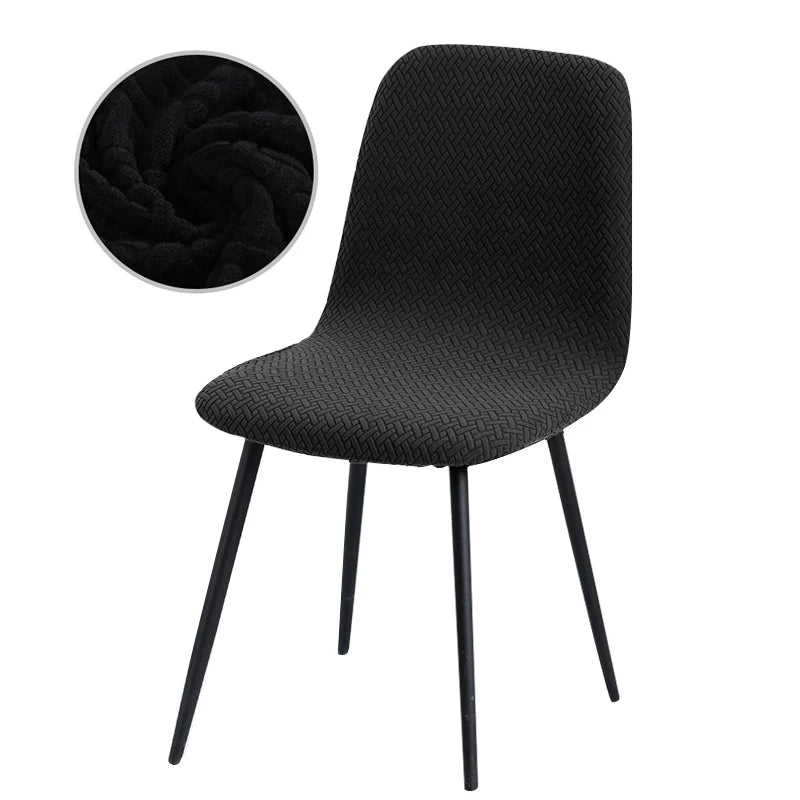 Hochwertiger Samt Stuhlbezug 1/2/4/6 Stück – Elastischer Esszimmer Stuhlüberzug | Zwei Stoffvarianten Stuhlbezüge für Zuhause Kaufschwan®