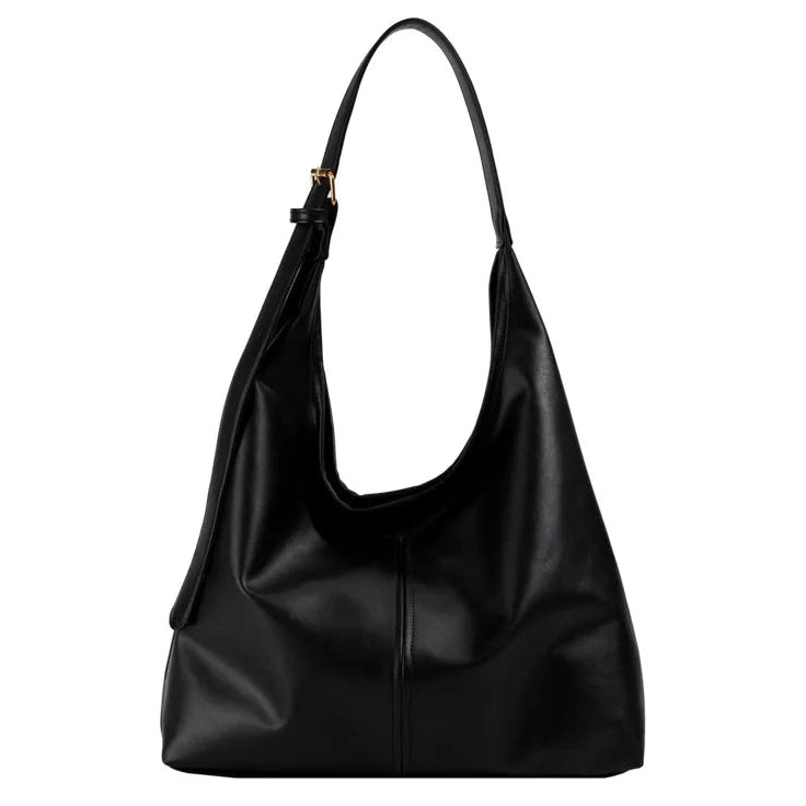Große Damen Tote Tasche für Eine Schulter – Lässige & Vielseitige Crossbody Handtasche | Modische Schlichte City Tasche Kaufschwan® Schwarz