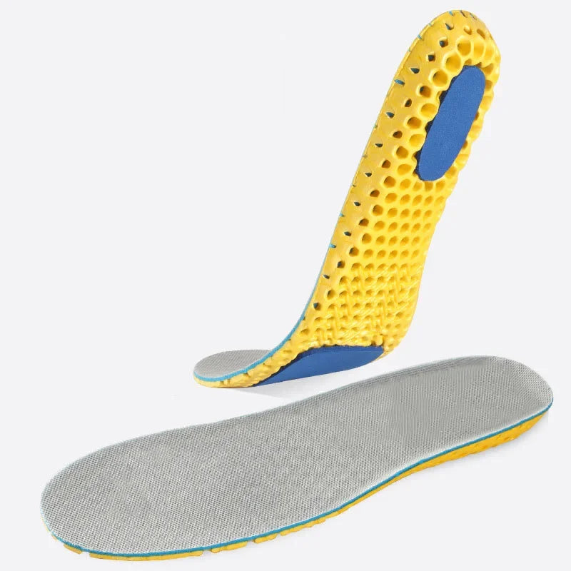 Weiche Memory Einlegesohlen | Atmungsaktive Mesh Sporteinlagen für Damen & Herren | Dämpfung & Fußgewölbeunterstützung Kaufschwan®