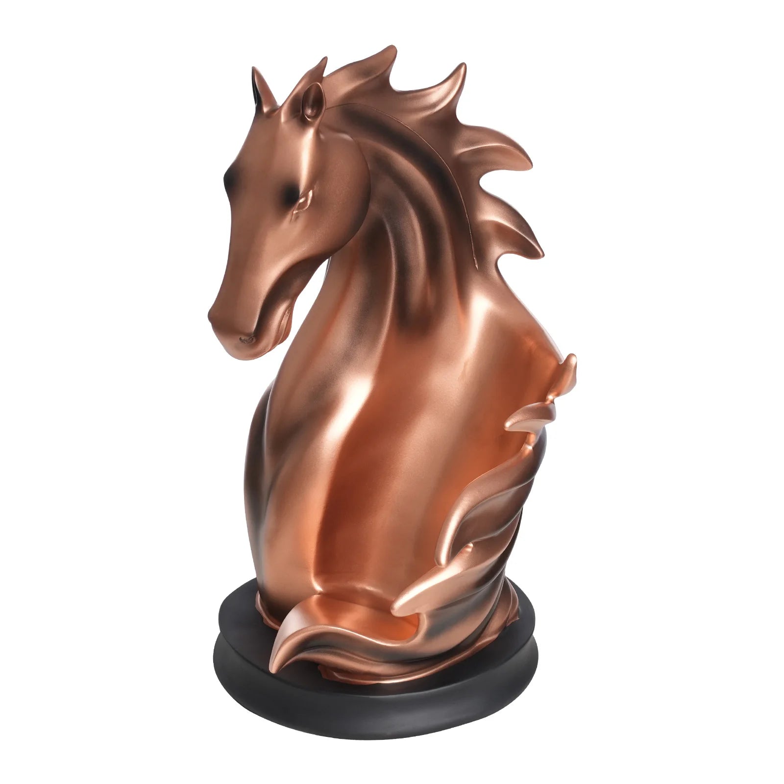 Pferdeskulptur Weinflaschenhalter – Eleganter Flaschenständer | Multifunktionaler Weinregal & Wohn-Deko Halter Kaufschwan® Bronze