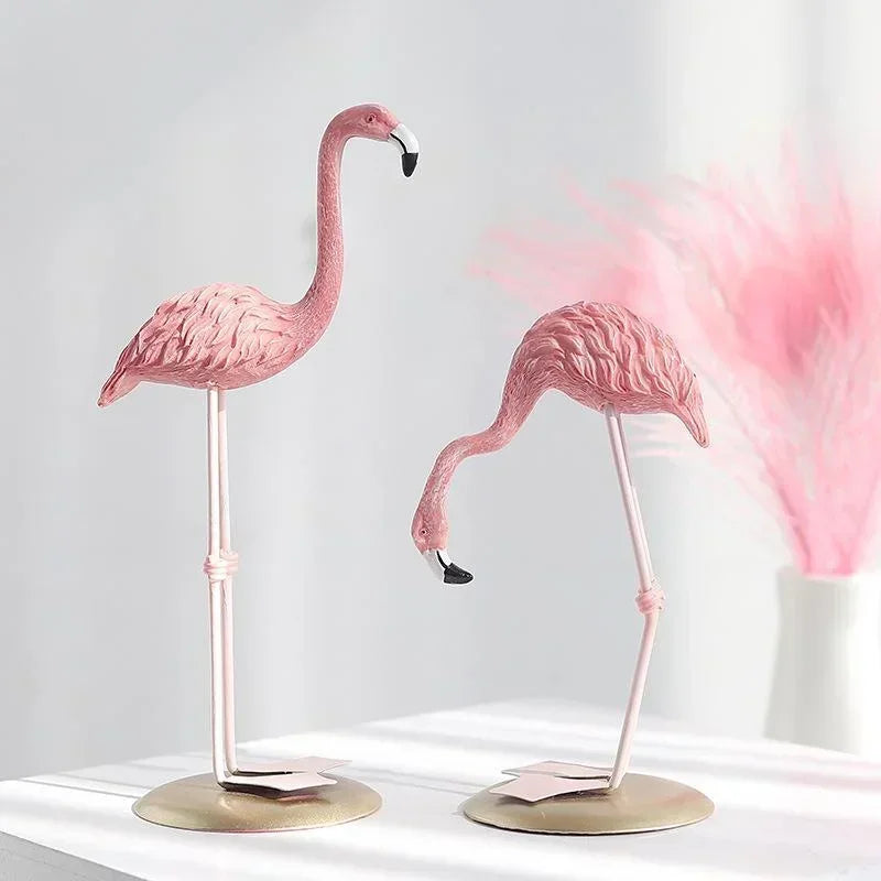 Kreative Flamingo Resin Figur – Cartoon Desktop Dekoration im INS Stil für Wohnzimmer und Schreibtisch Kaufschwan®