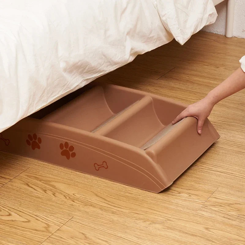 Klappbare Hundetreppe – Verstellbare Rutschfeste Haustierleiter für Kleine & Ältere Hunde Kaufschwan®