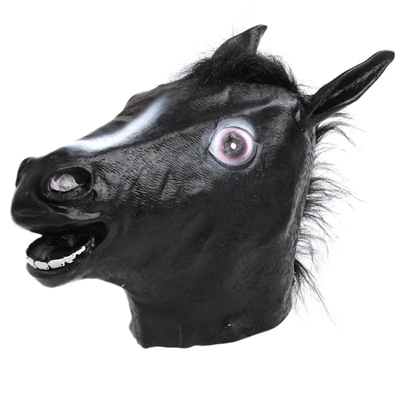 Pferdekopf Maske – Vollgesichts Latex Tiermaske für Maskerade, Halloween, Neuheiten & Weihnachtskostüm Kaufschwan®