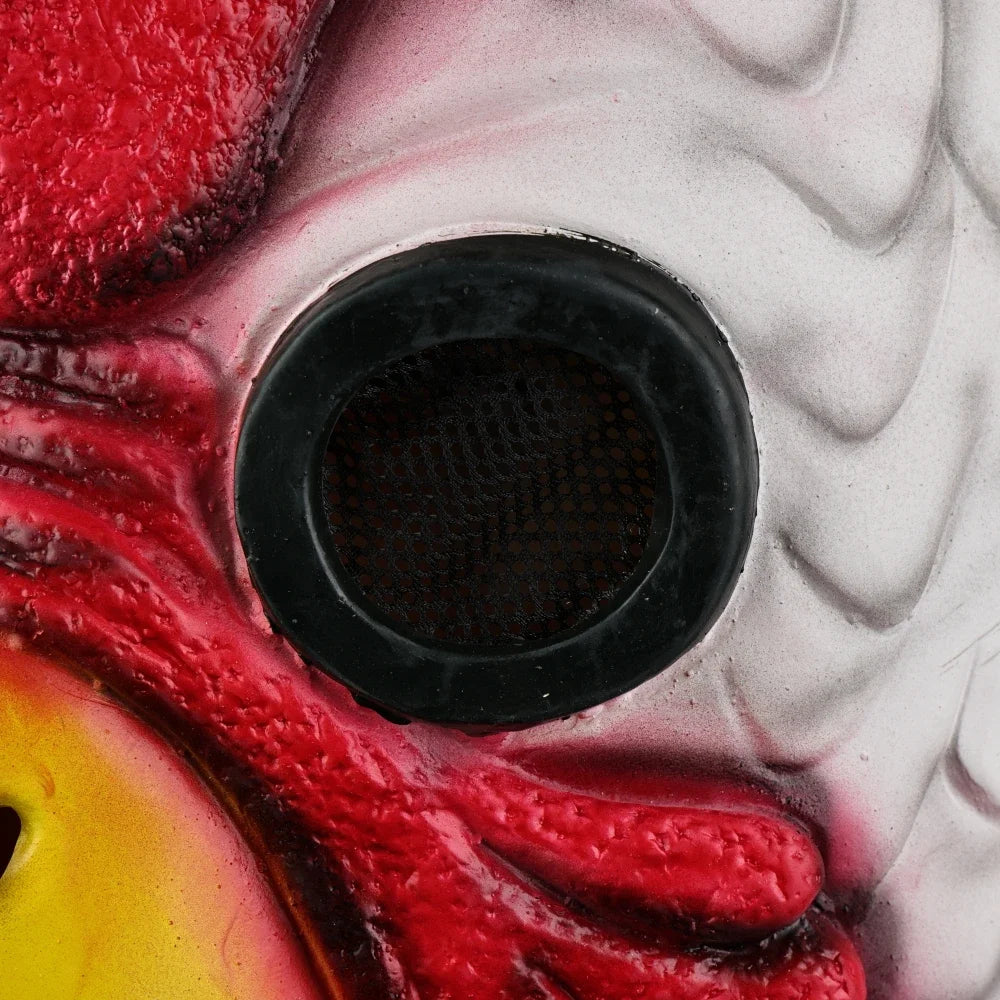 Cosplay Latex Miami Hahn Maske – Lustige Hühnerkopf Tiermaske für Halloween, Maskerade & Erwachsene Kostümpartys Kaufschwan®
