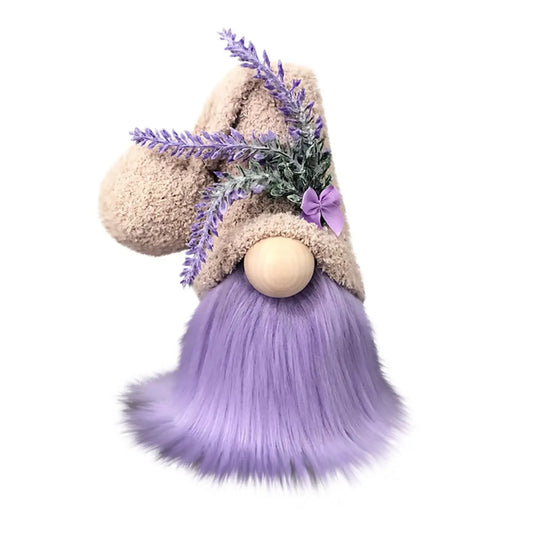 Lavendel Wichtel – Lila | Dekofigur für Zuhause, Rudolf Zwergpuppe, Kinder Weihnachtsgeschenk Kaufschwan®