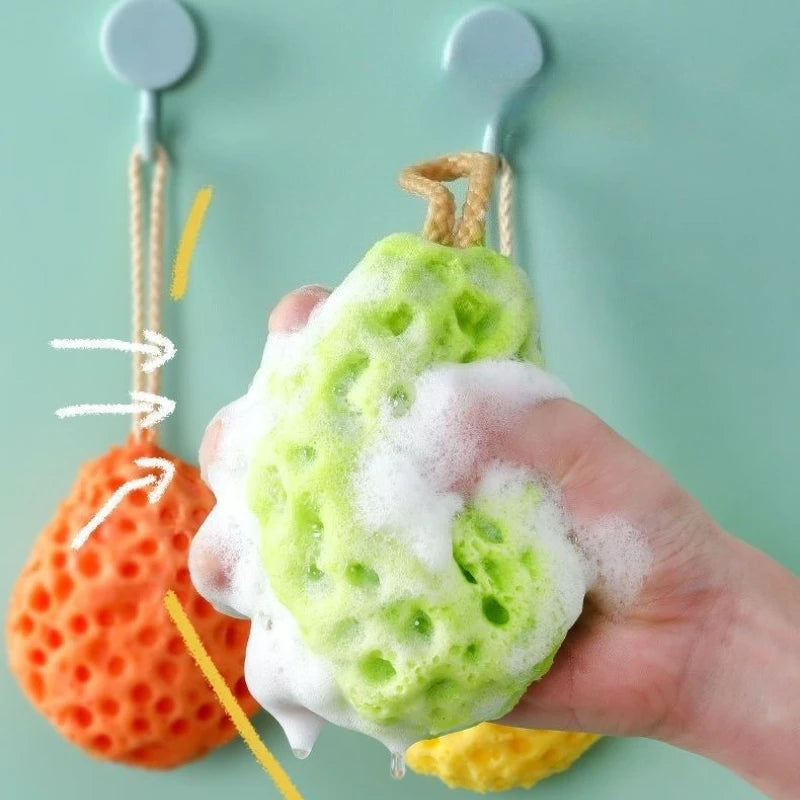 Weicher Mesh Duschschwamm Ball – Nylon Baby Körperreiniger & Sanfter Peeling Bade Puff Kaufschwan®
