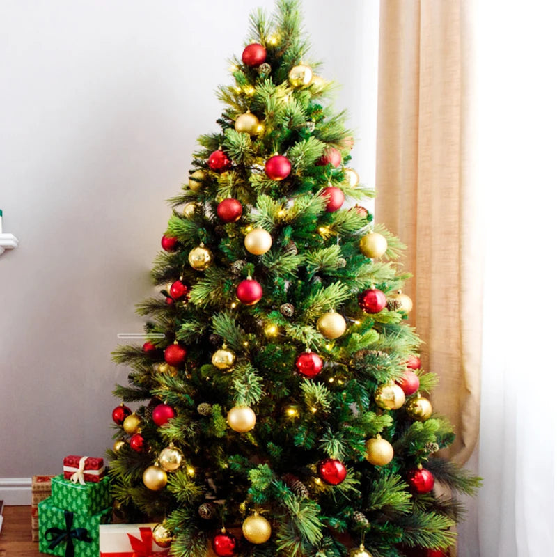 36 Stück Weihnachtskugeln Set – Rot & Gold | Christbaumkugeln Deko für Zuhause, Weihnachten & Neujahr 2026 Kaufschwan®