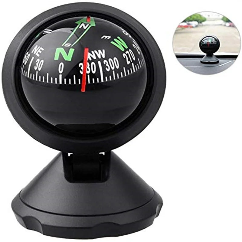 Outdoor Fahrzeugkompass – Multifunktionaler Auto Inklinometer & Neigungsmesser | Innenraumzubehör für Navigation & Fahrsicherheit Kaufschwan®