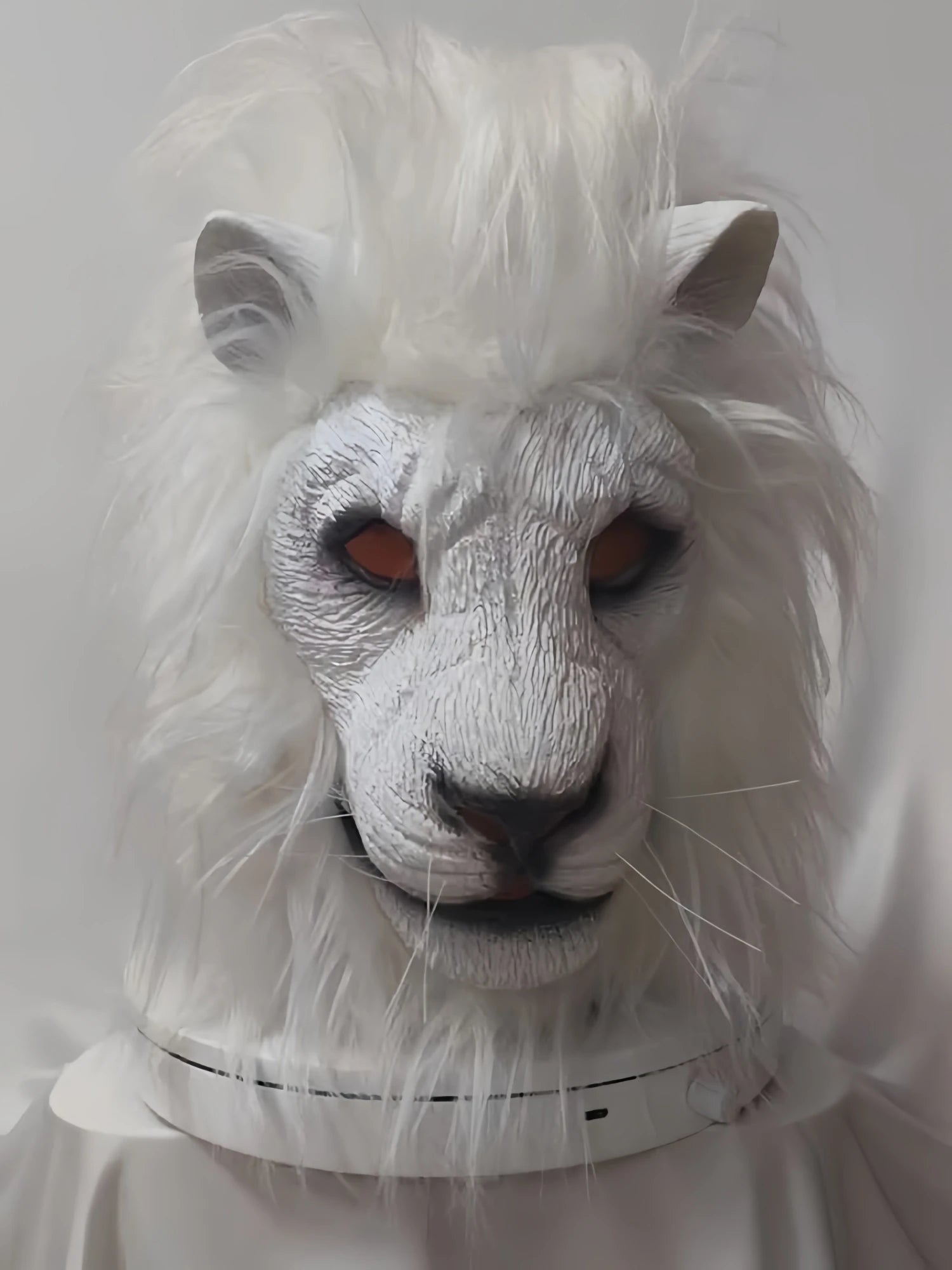 Realistische Löwenkopf Maske – Vollkopf Latex Tiermaske mit Mähne für Halloween, Kostümparty, Cosplay, Karneval & Dschungel Events Kaufschwan®