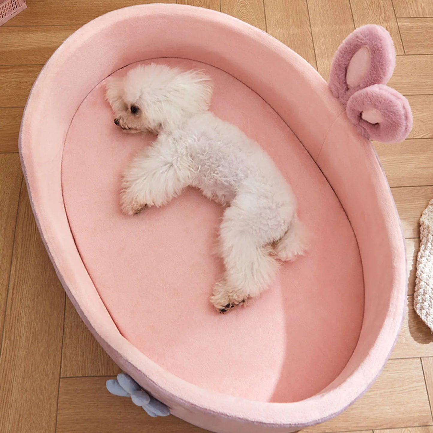 Abnehmbares Haustierbett – Weiches Waschbares Hund- und Katzenbett Kaufschwan®