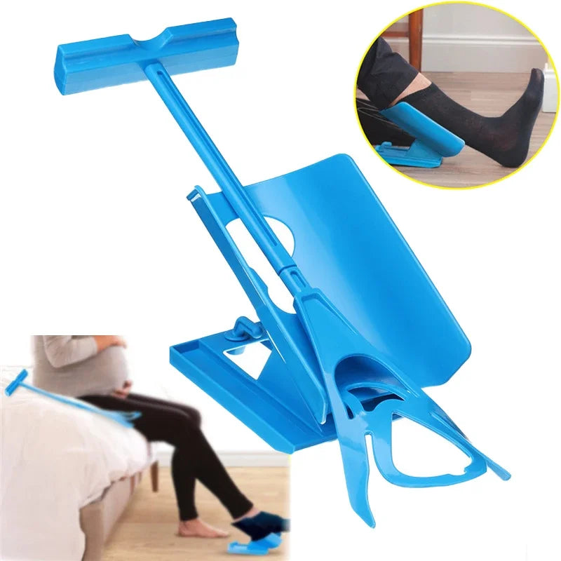 Sockenanziehhilfe für Senioren – Tragbare Flexible Sockenhilfe mit Einzigartigem Wiegen-Design | Anziehhilfe für Ältere & Rehabilitationsbedarf Kaufschwan®