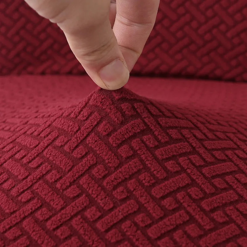 Elastischer Esszimmer Stuhlbezug – Dehnbarer Dicker Jacquard Küchenstuhl Überzug für Esszimmer, Hotel, Hochzeit & Bankett