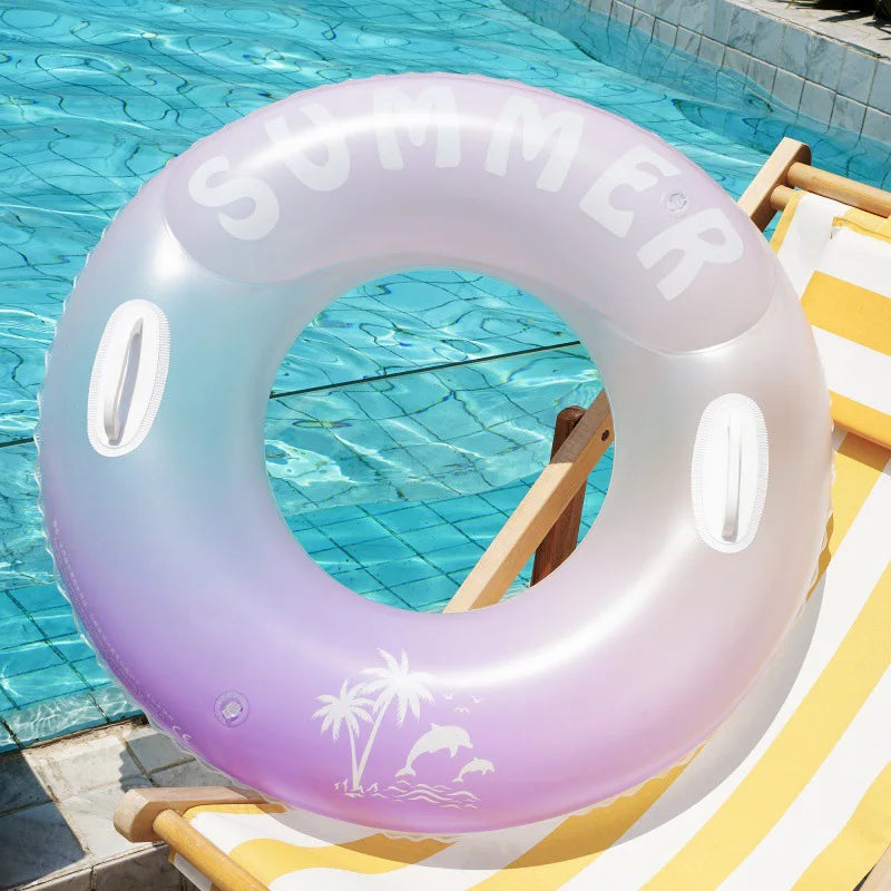 Aufblasbarer Schwimmring für Erwachsene – Verdickter Pool-Schwimmreifen für Jugendliche & Erwachsene Kaufschwan® Motiv 1