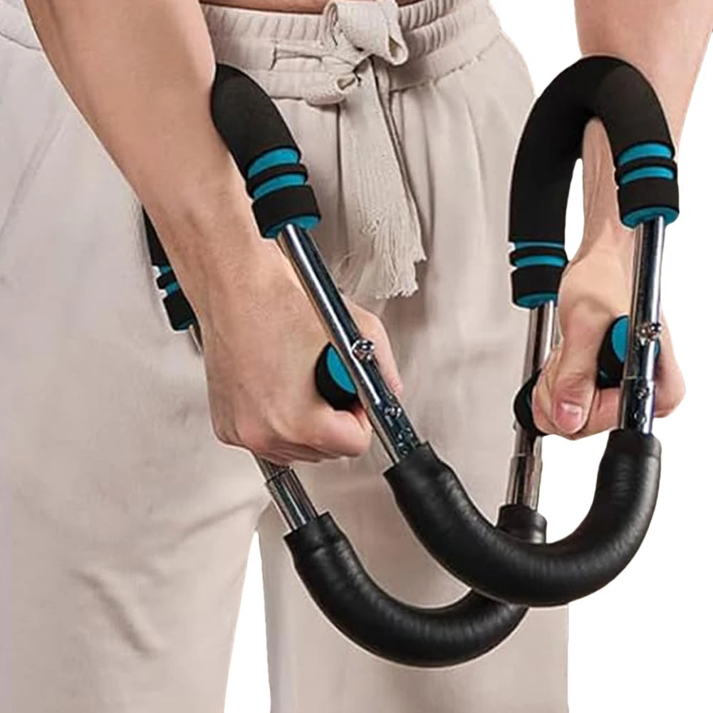 Brust Power Twister – U-förmiger Armtrainer für Brust-, Schulter- & Armtraining | Tragbares Fitnessgerät für Oberkörpertraining Kaufschwan®
