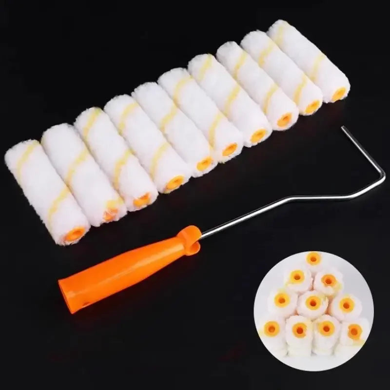 Farbroller Bürsten Set mit Dichter Borste – Latex Malerwerkzeug für Hausflächen Kaufschwan®