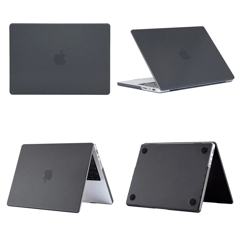 Laptop Hülle für MacBook Pro 14 & 16 – Schlanke Stoßfeste Hartschalen Schutzhülle Kaufschwan® Schwarz A2485 A2780