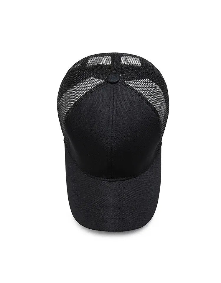 Outdoor Sport Baseballkappe | Herren Sommer Atmungsaktive Mesh-Baseballcap | Leichte Solide Farbe für Freizeit & Outdoor Kaufschwan®