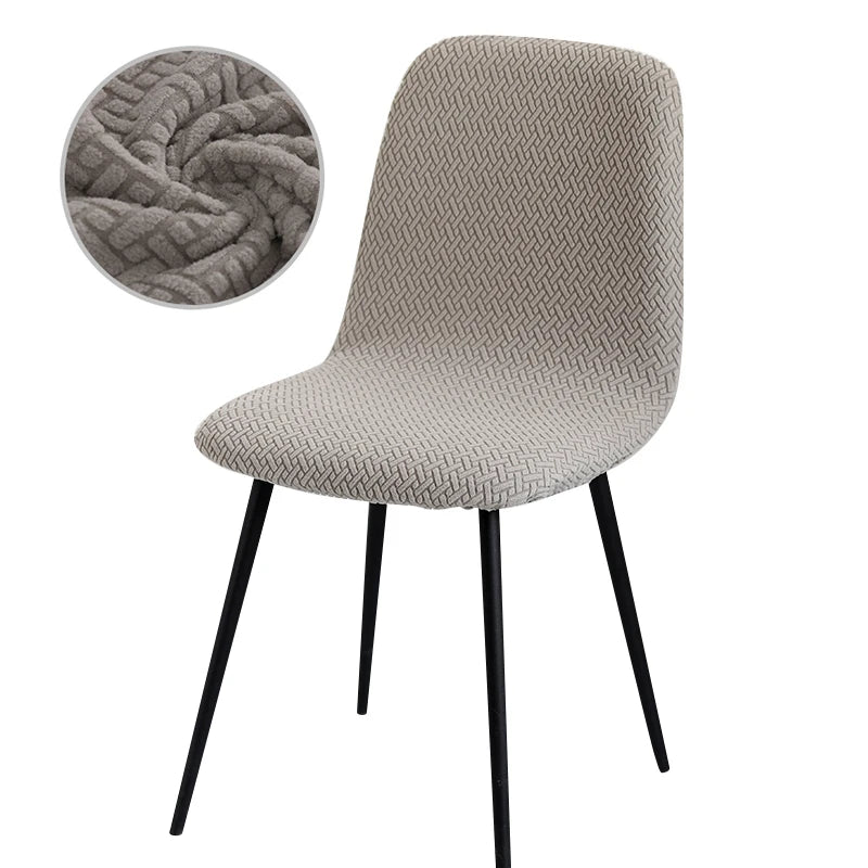 Hochwertiger Samt Stuhlbezug 1/2/4/6 Stück – Elastischer Esszimmer Stuhlüberzug | Zwei Stoffvarianten Stuhlbezüge für Zuhause Kaufschwan®