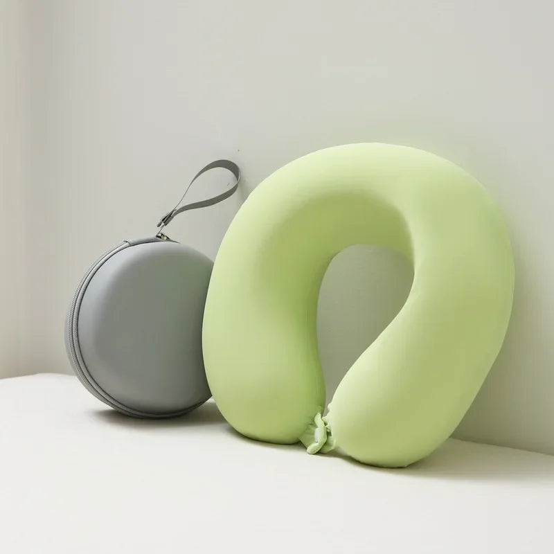 Multifunktionales U Förmiges Reisekissen – Memory Foam Nackenkissen mit Langsamer Rückfederung Kaufschwan®