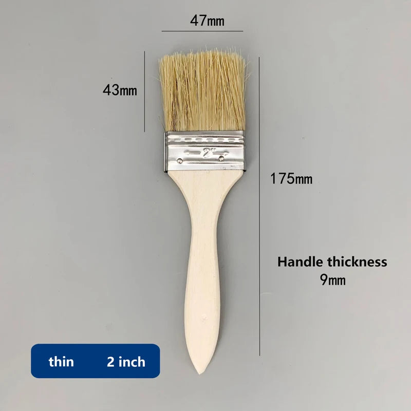 Malerpinsel mit Naturborsten – Präzisions Pinsel für Farbe, Lack & Lasur Kaufschwan® Pinsel 10 1 Stück