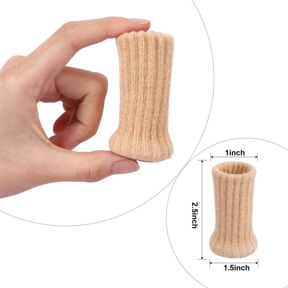 4/8/24 Stück Gestrickte Möbelbein Socken – Stuhlbein Bodenschutz & Möbelkappen | Kratzschutz Stuhlbeinüberzüge für Kommoden & Möbel Kaufschwan®