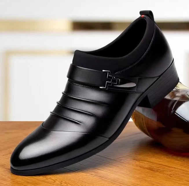 Herren Formelle Spitzschuhe – Hochwertige Luxus-Businessschuhe | Eleganter Stil für Herbst & Winter zum Günstigen Preis Kaufschwan®