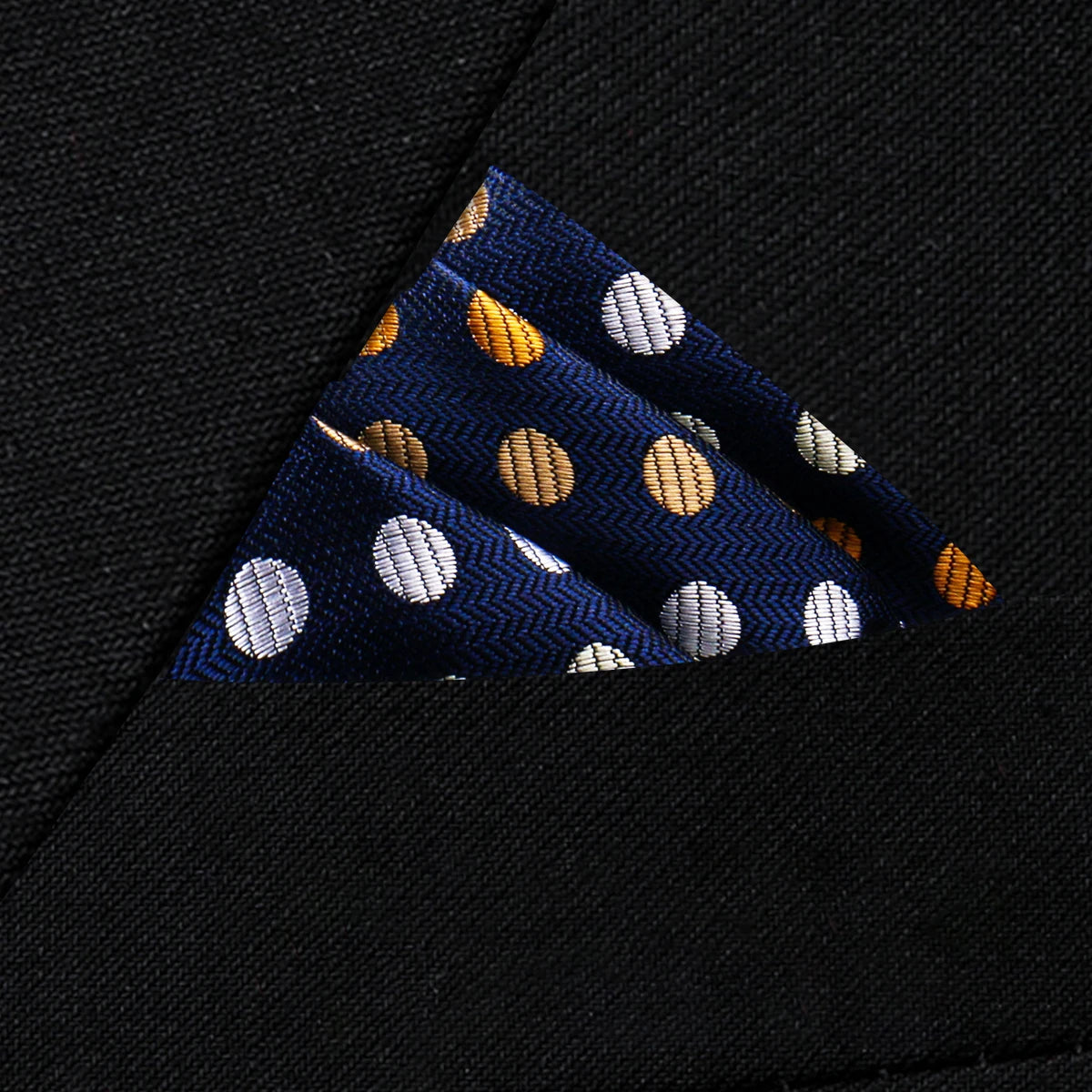 Herren Einstecktuch – Neues Design Jacquard Gewebtes Taschentuch, Braunes Anzug Accessoire für Hochzeit, Party & Formelle Anlässe