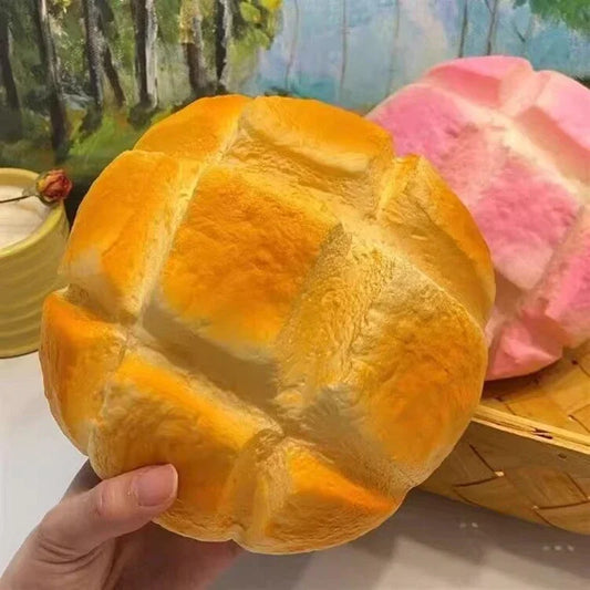 Buttertoast-Squishy – Weiches Langsam Rückfederndes Brot-Knautschspielzeug, Fidget- & Sensorikspielzeug für Entspannung, Deko & Geschenk