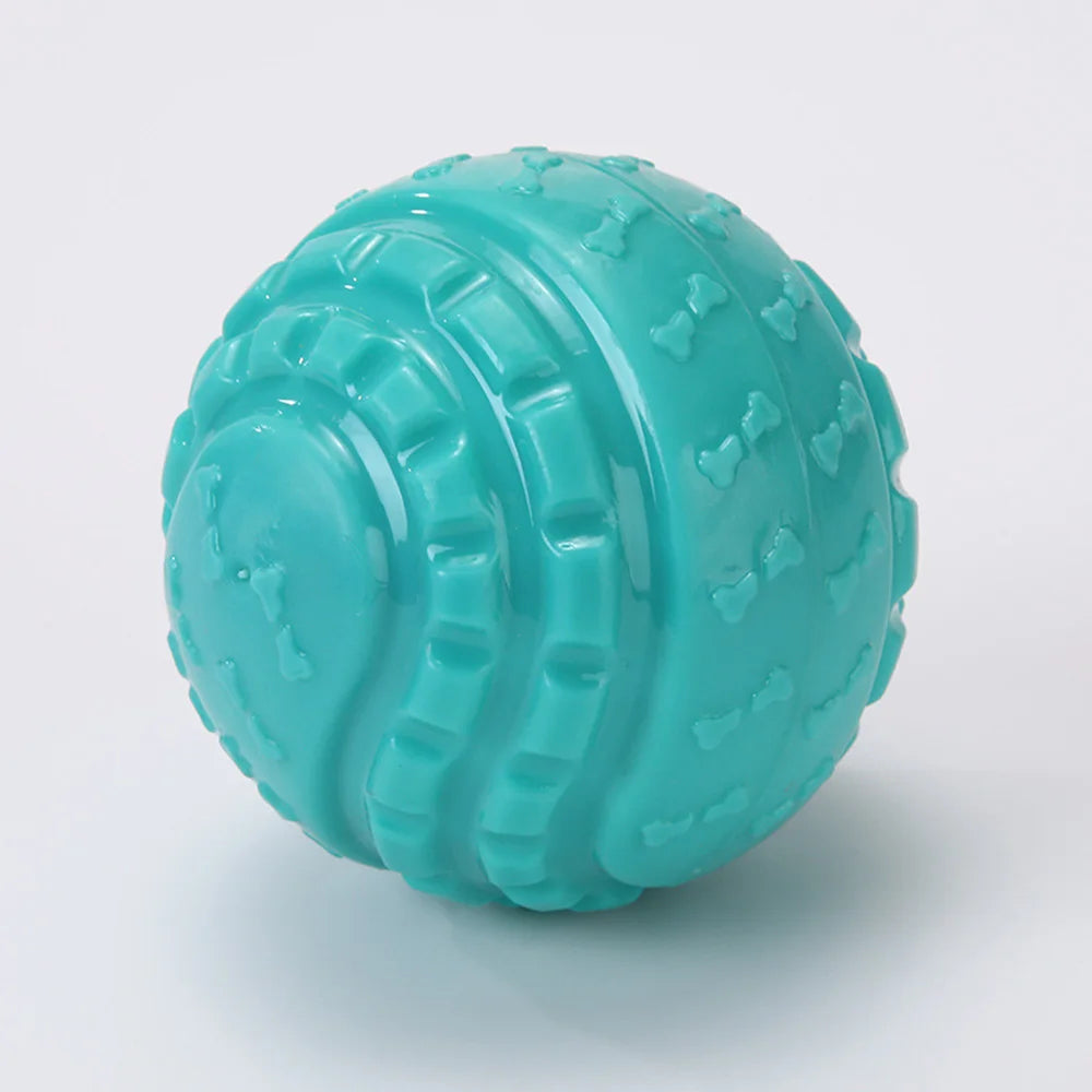 Hundespielball – Strapazierfähiger Quietschender Kauspielball für Große Hunde Kaufschwan® Blau