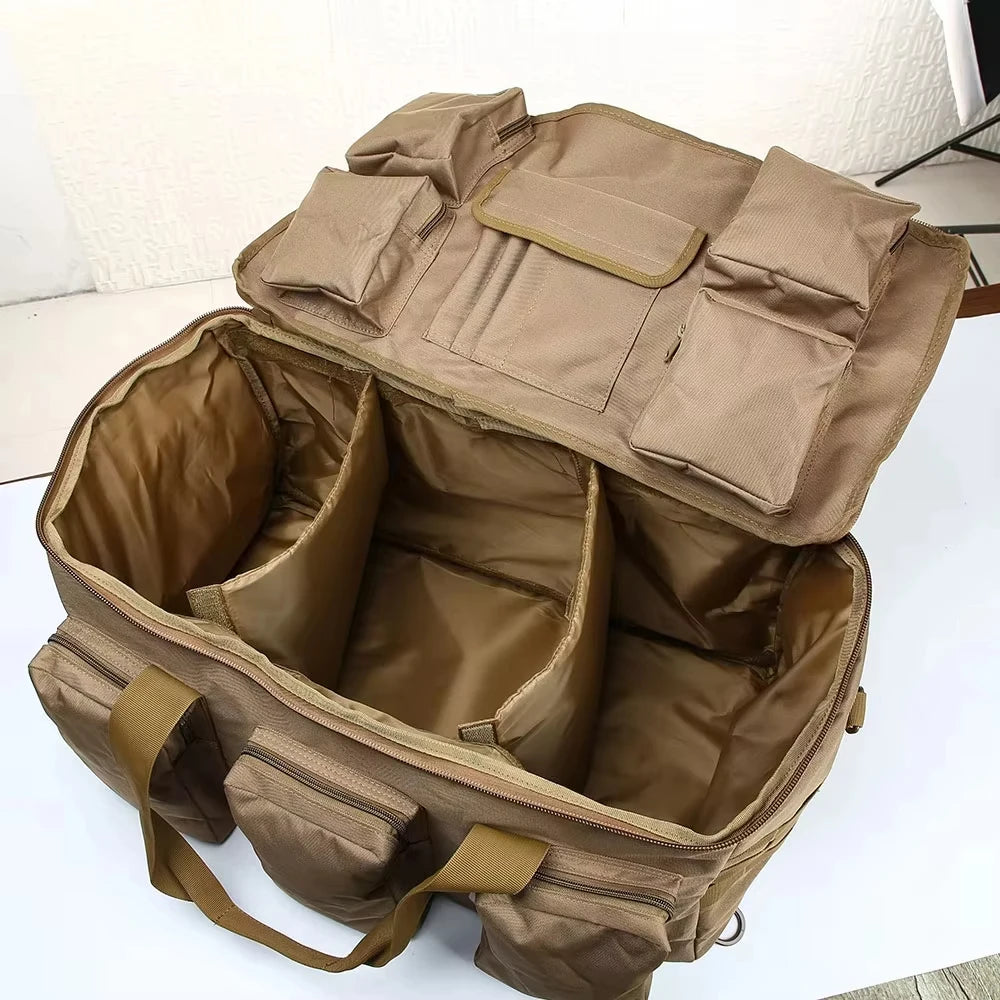 55L Gepäck Reisetasche – Große Taktische Reisetasche für Wandern & Camping | Outdoor Rucksack Schultertasche Gym Tasche Kaufschwan®